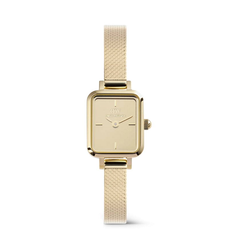 Orologio Donna Daniel Wellington Quadro Mini Acciaio dorato  DW00100801